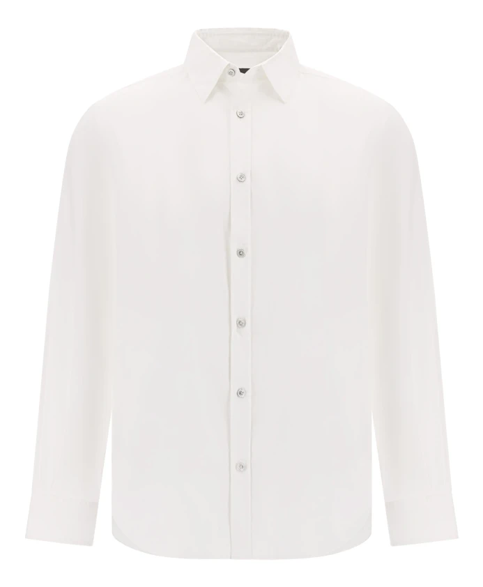 

Рубашка из хлопкового поплина стандартного кроя Boggi Milano, белый
