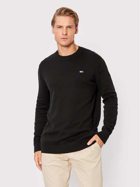 

Свитер обычного кроя Tommy Jeans, черный