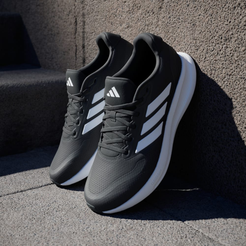 Кроссовки Adidas Runfalcon 5 Wide Running Shoes, цвет Core Black/Cloud White/Core Black — фото 4