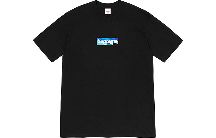 Футболка Supreme x Emilio Pucci Box Logo, черный/синий