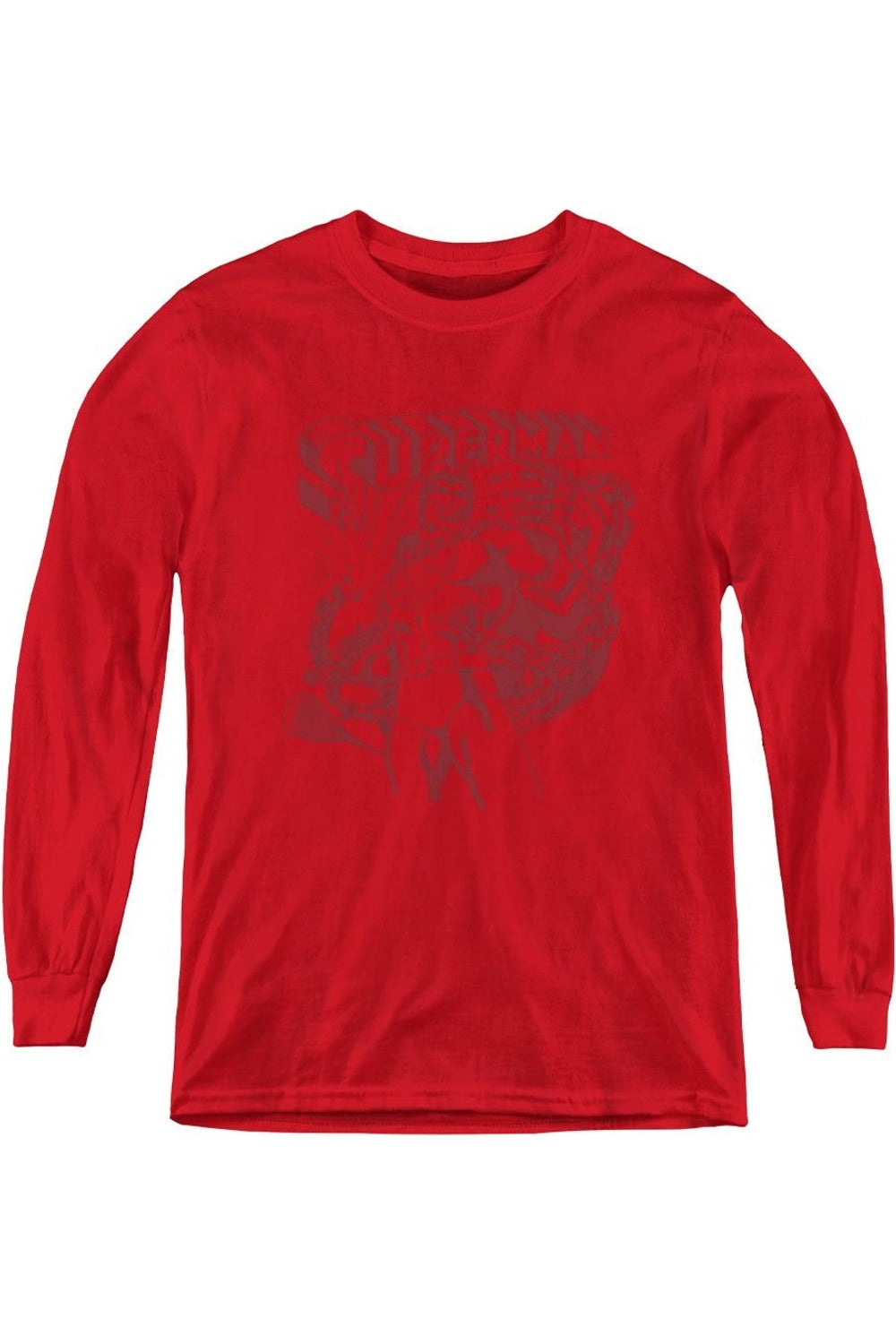 

Футболка с длинным рукавом Superman Code Red для детей Gildan