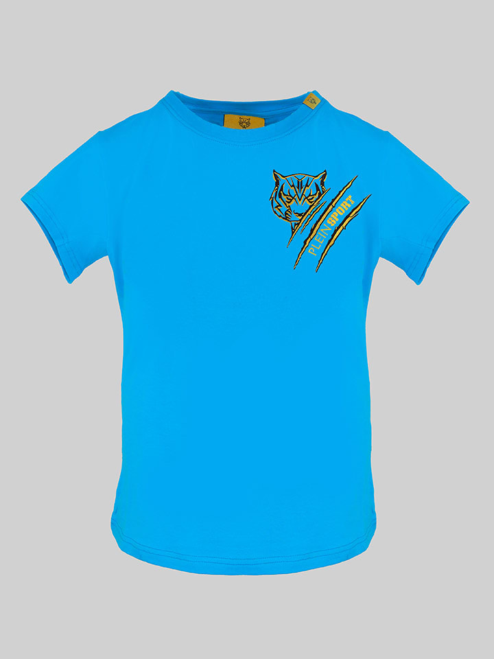 

Футболка Plein Sport, светло-синий