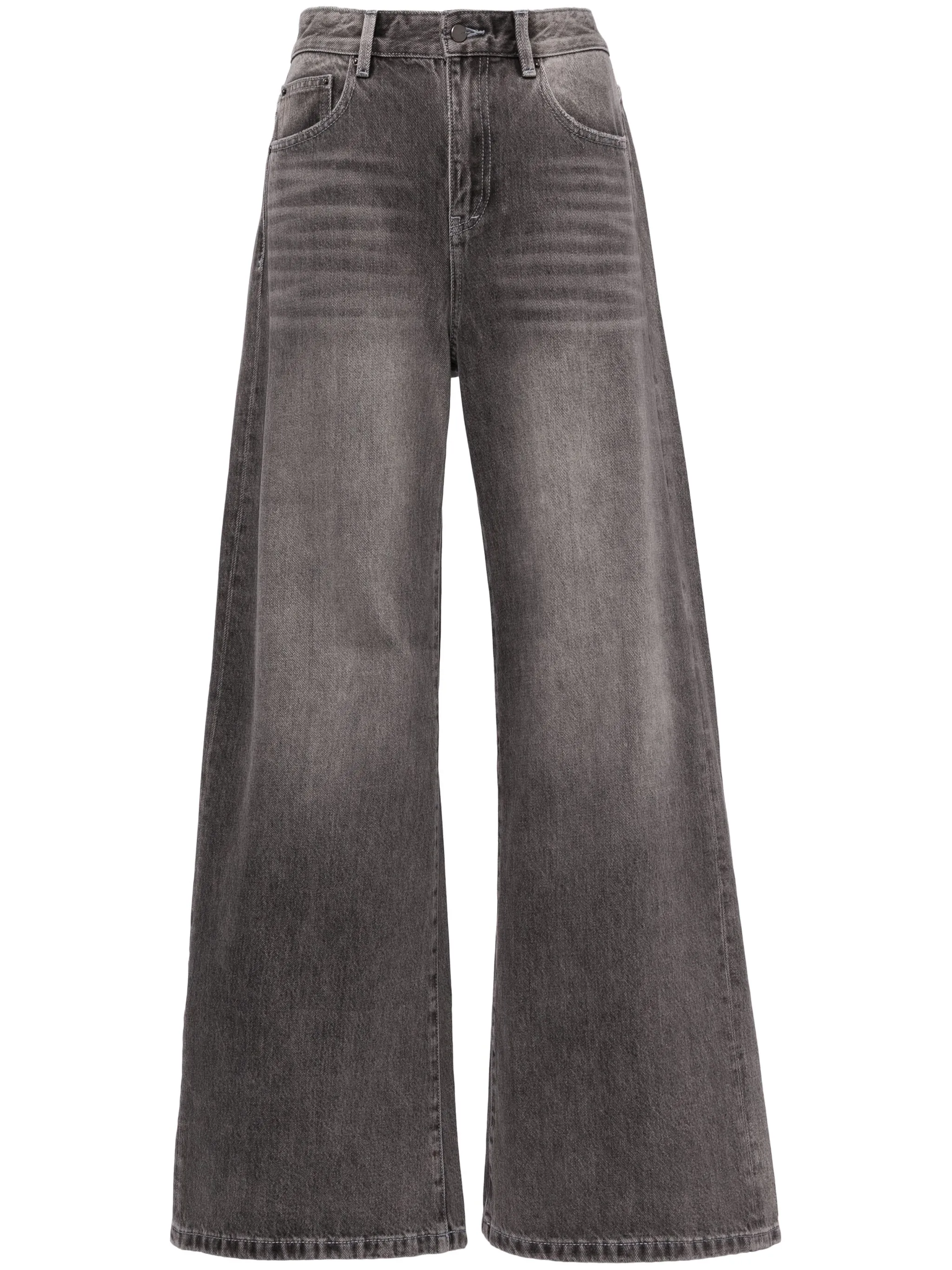 

Джинсы с эффектом потертости Jnby, серый