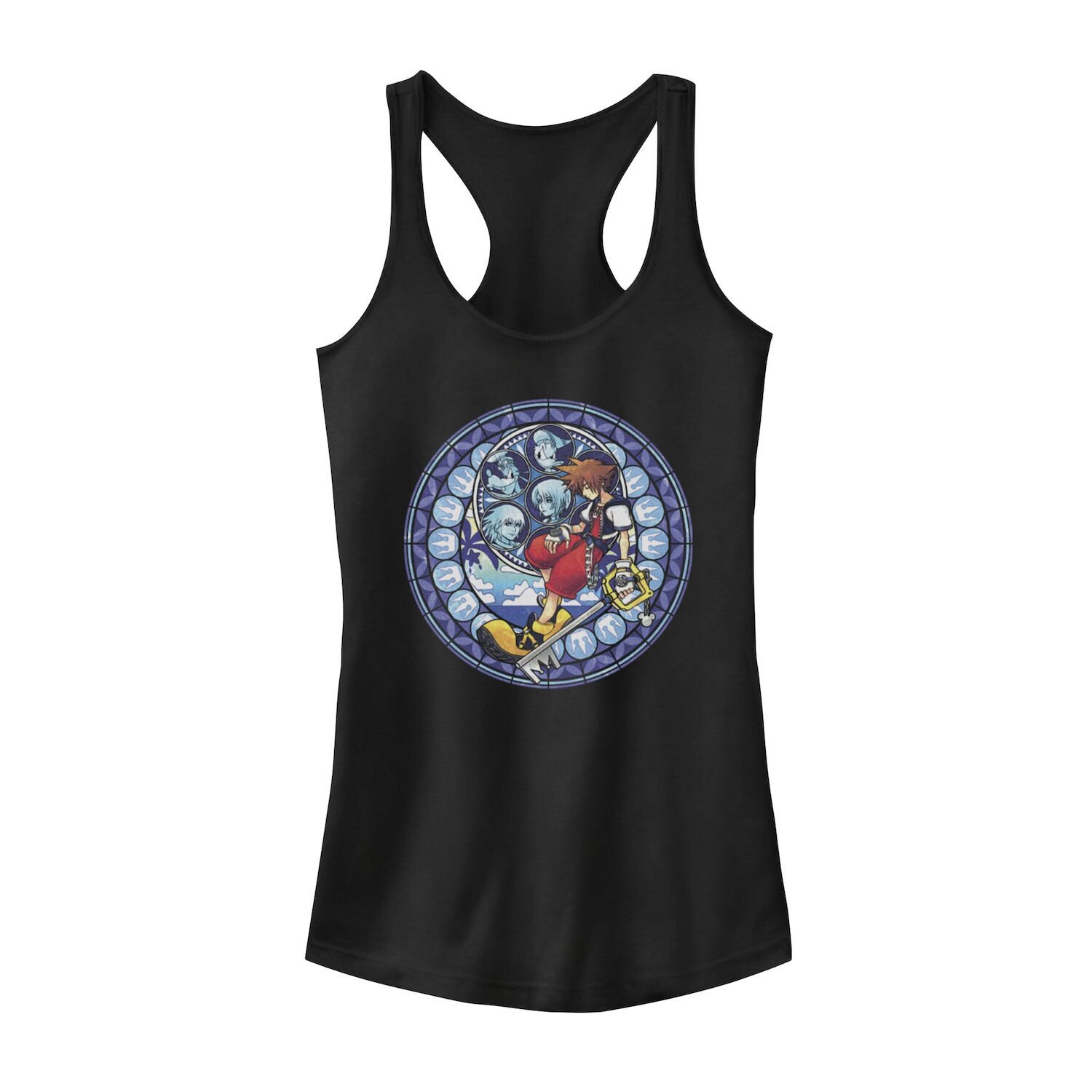 

Майка из витражного стекла Kingdom Hearts для юниоров Sora с художественным рисунком Licensed Character