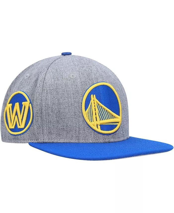

Мужская серая кепка с классическим логотипом Royal Golden State Warriors, двухцветная, с застежкой-молнией Pro Standard
