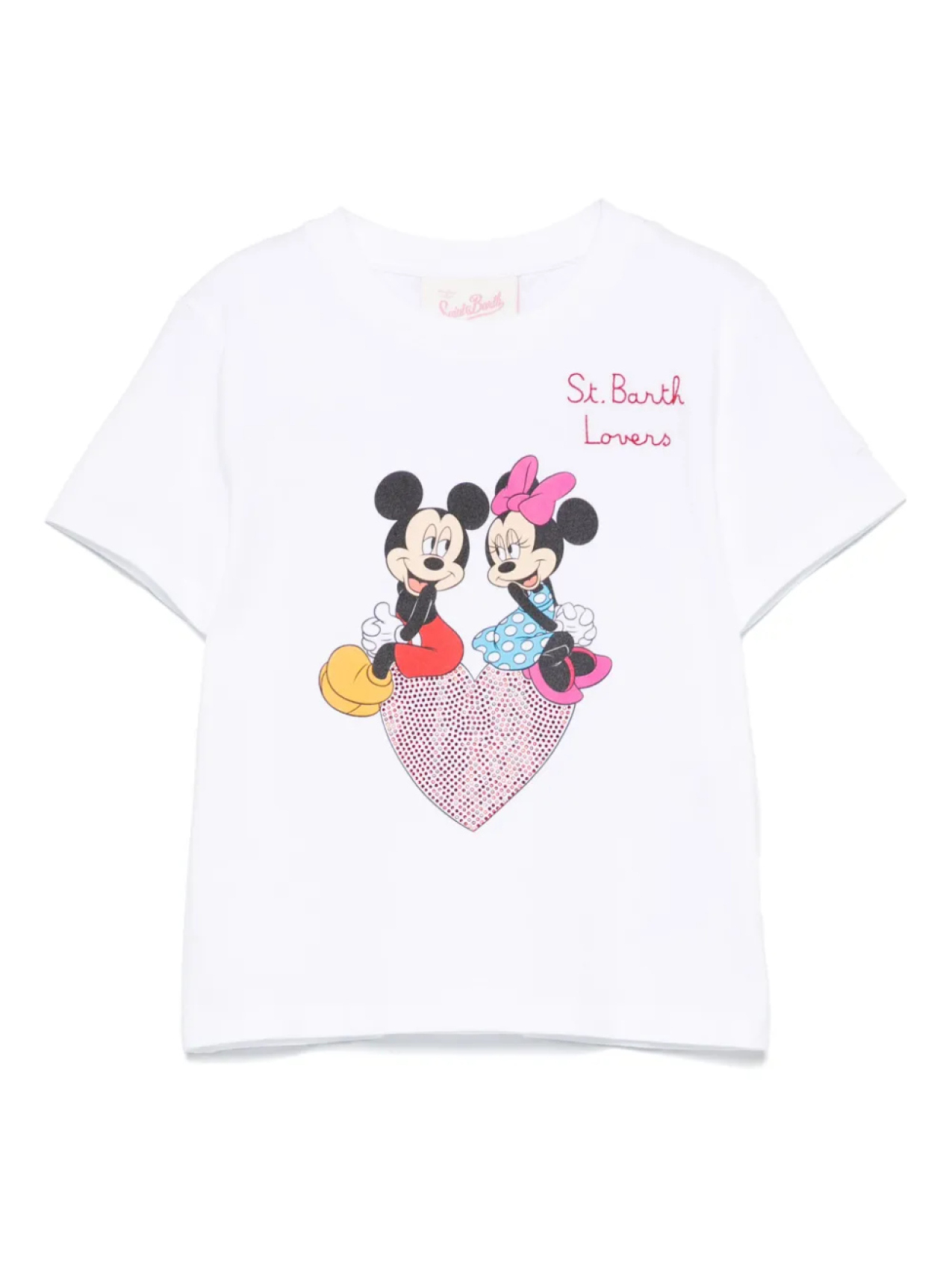 

Футболка Elly из коллаборации с Disney MC2 Saint Barth Kids, белый
