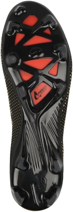 Мужские бутсы Umbro Velocita Matrix Pro FG, черный/золотой/красный — фото 3