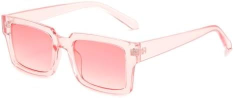 

Модные прямоугольные солнцезащитные очки для женщин, винтажные очки с леопардовым принтом, розовые и фиолетовые очки для мужчин, трендовые квадратные солнцезащитные очки UV400 MTZJH, Pink