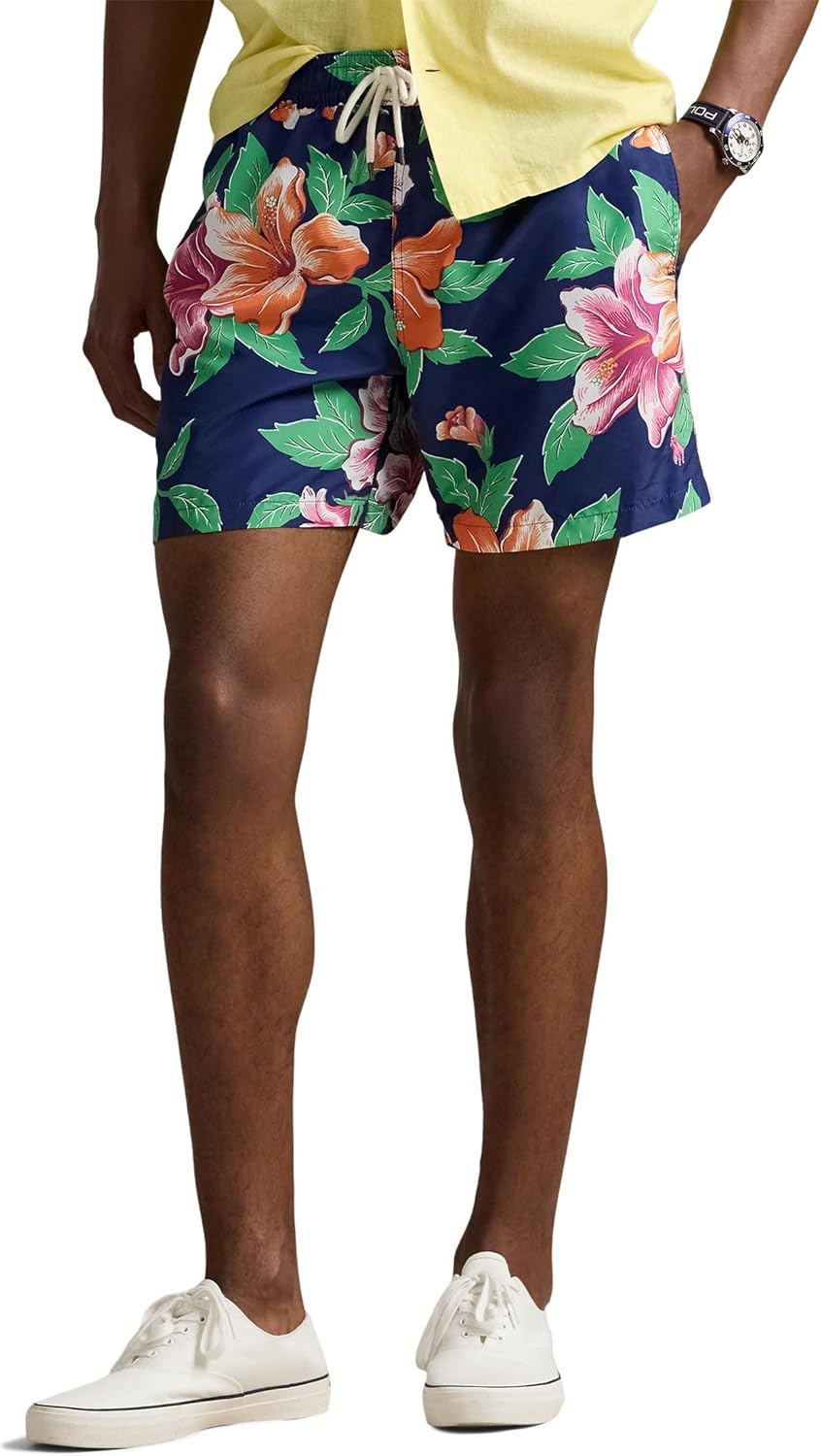 

Мужские плавки-шорты POLO RALPH LAUREN Traveler Classic 5,75 дюйма, Key West Orange