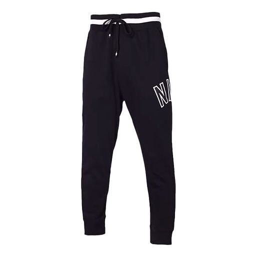 

Спортивные штаны Nike Casual Sports Slim Fit Fleece Long Pants Black, черный