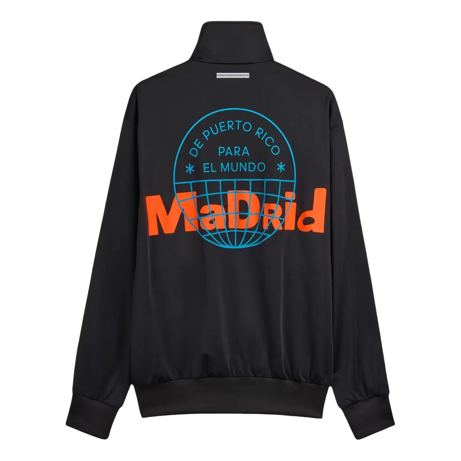 Спортивная куртка Adidas x Bad Bunny DTmF Tour Merch Madrid Firebird Track Jacket 'Black' LG9056, черный