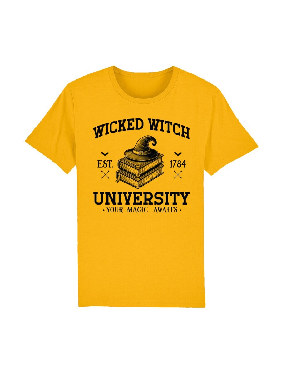 

Футболка F4NT4STIC Shirt Halloween University Wicked witch, желтый