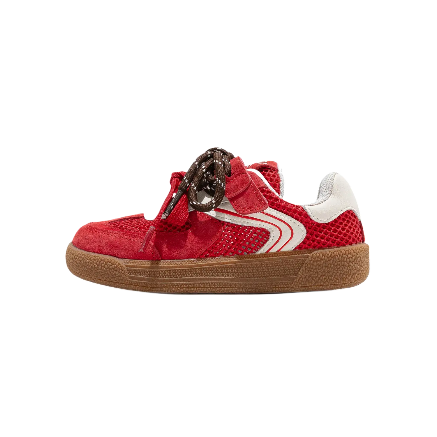 

Нескользящие, износостойкие, дышащие, легкие, амортизирующие, низкие повседневные кроссовки для детей Tongmengqiantian, красный