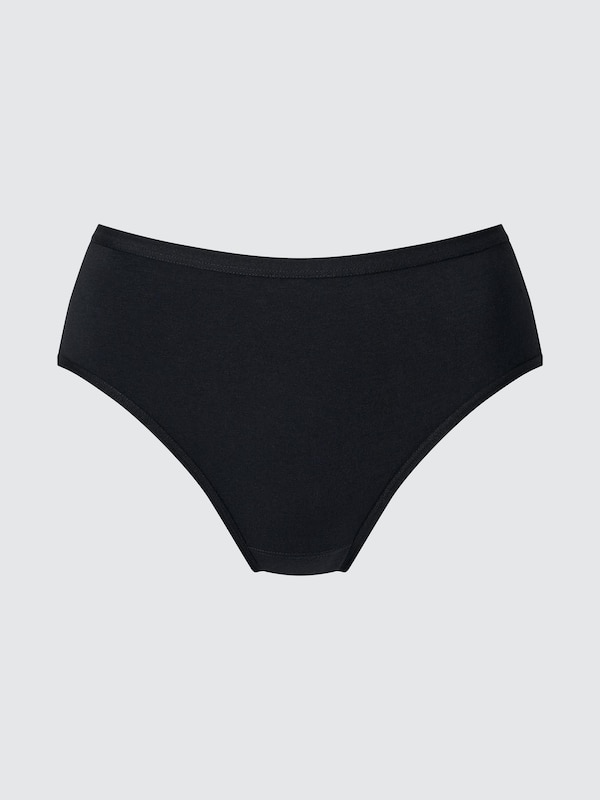 

Трусы с высокой посадкой Uniqlo, 09 black