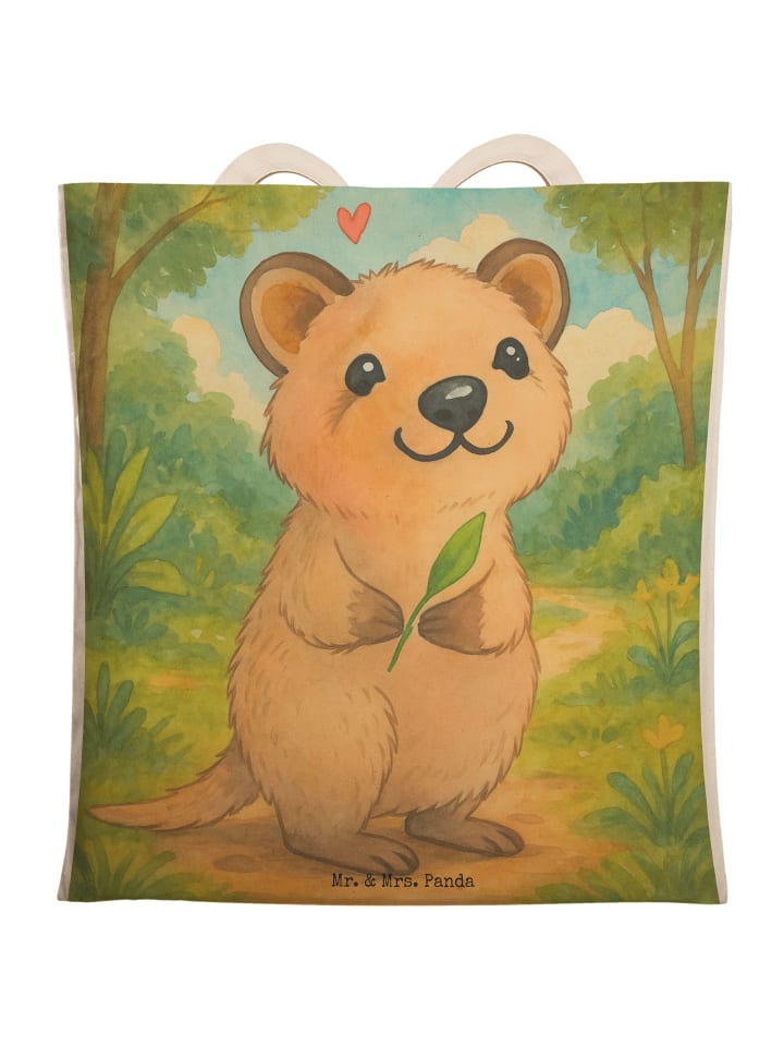 

Mr. & Mrs. Panda Сумка Quokka Happy Design без слогана, белого цвета