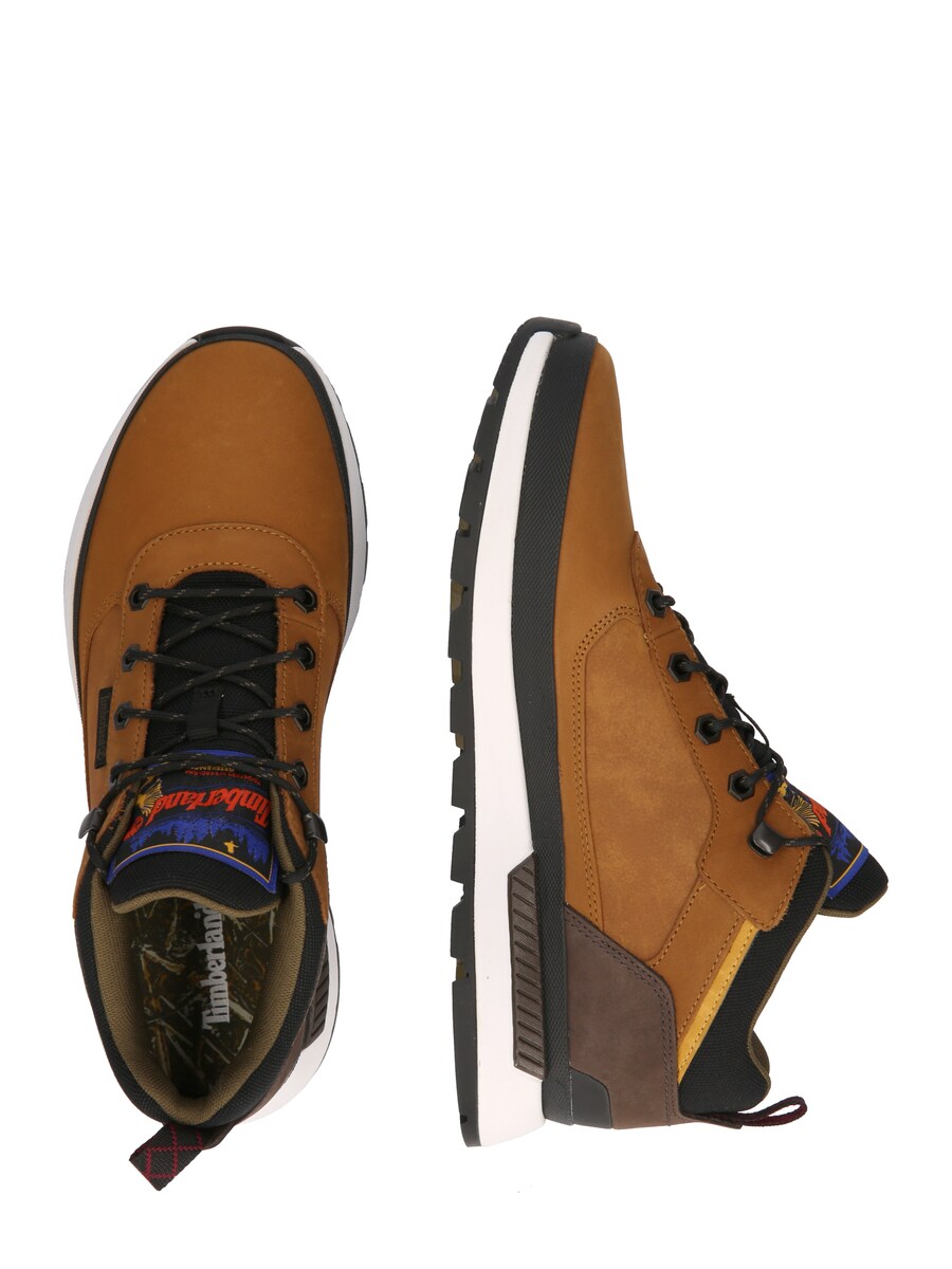 Кроссовки с высоким берцем TIMBERLAND Field Trekker, цвет Cognac/Dark brown — фото 2