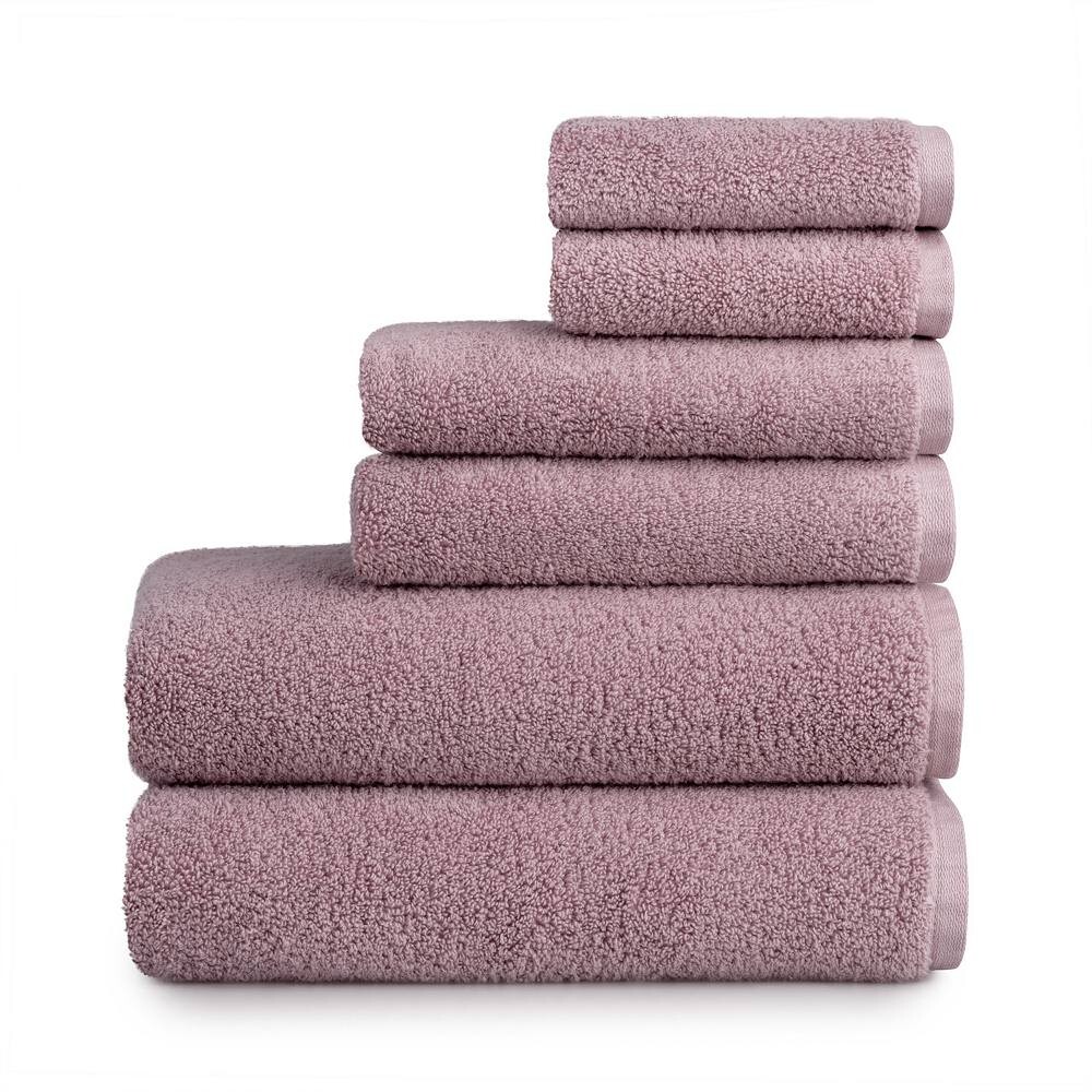 

Sonoma Goods For Life Supersoft Набор банных полотенец из 6 предметов, цвет Deauville Mauve