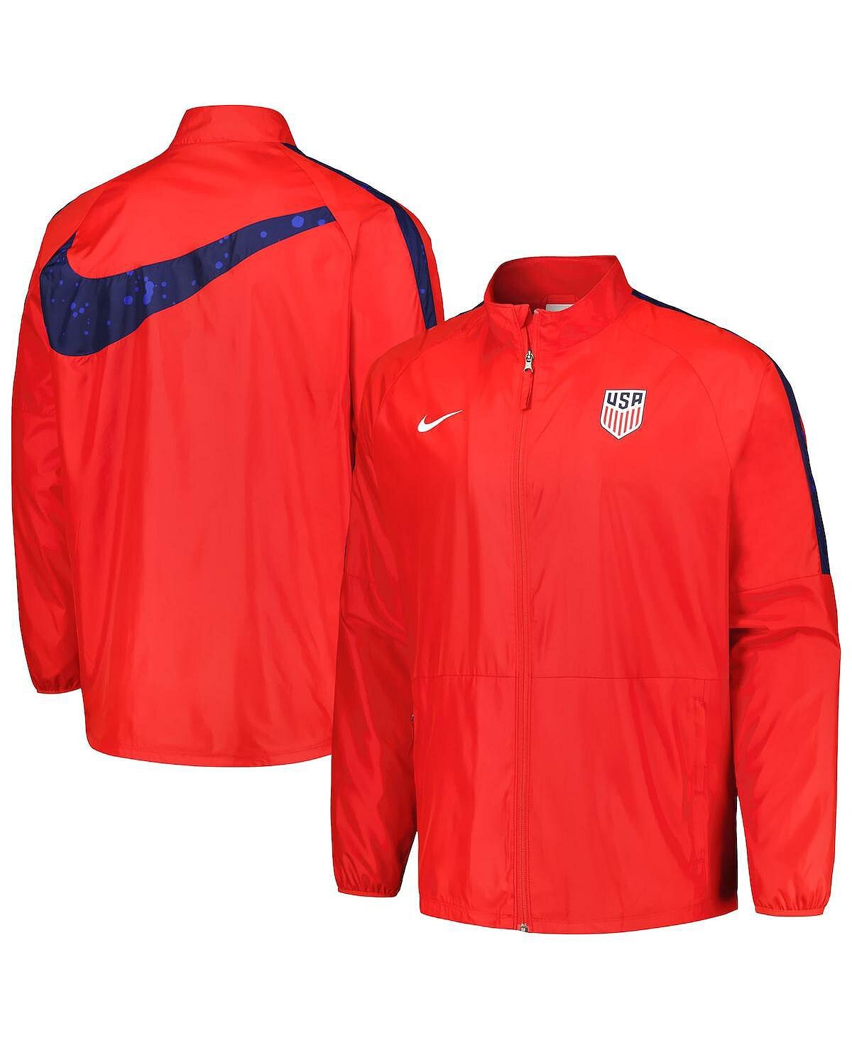 

Мужская красная куртка с молнией во всю длину USMNT 2023 Academy AWF реглан Nike, Красный, Мужская красная куртка с молнией во всю длину USMNT 2023 Academy AWF реглан Nike