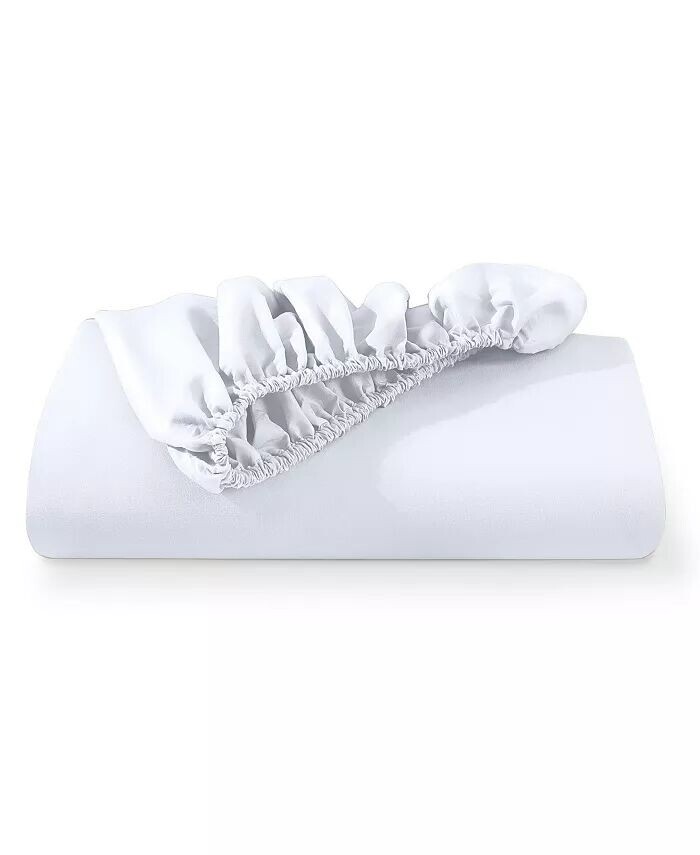 

Простыня Twin с двойным карманом и двойным карманом Bare Home, белый
