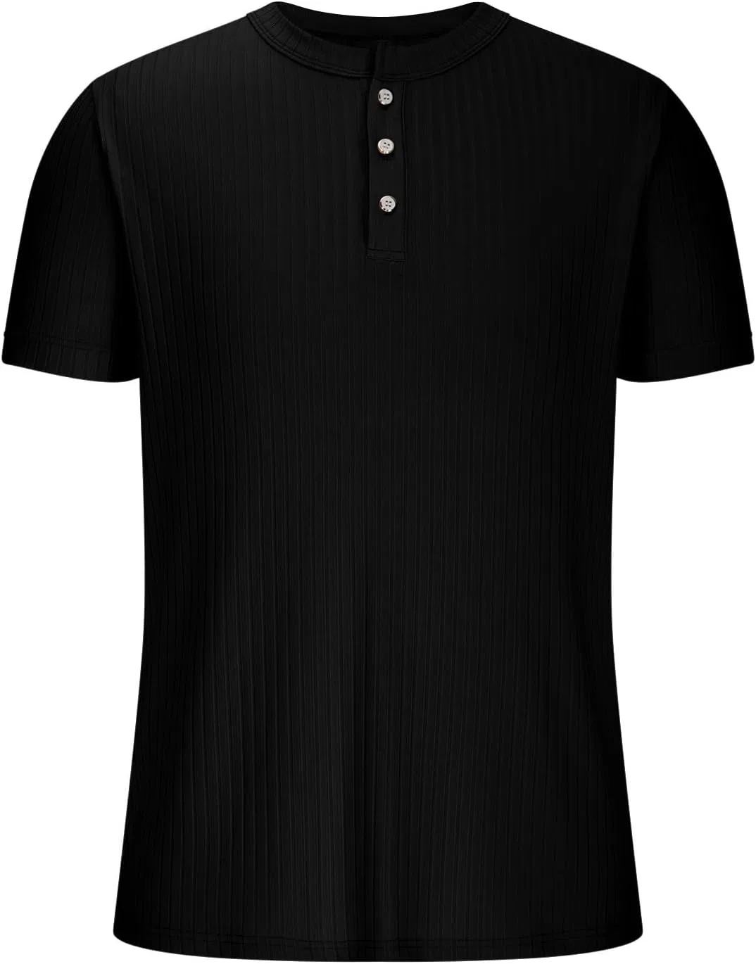 Мужская рубашка поло Slim Fit, черная — фото 2