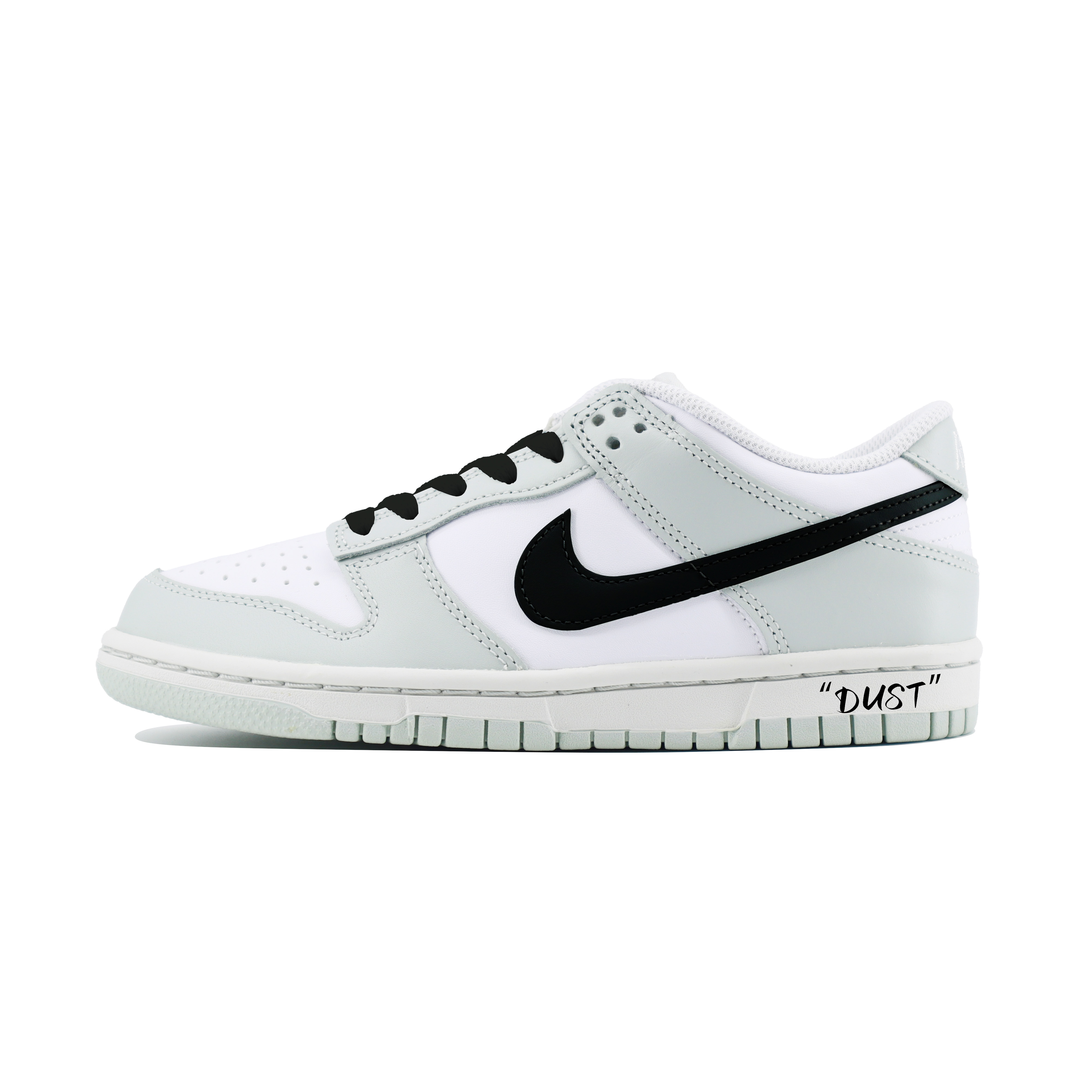 

Dunk LOW Противоскользящие износостойкие низкие кроссовки для скейтбординга для детей и подростков Nike, белый/черный