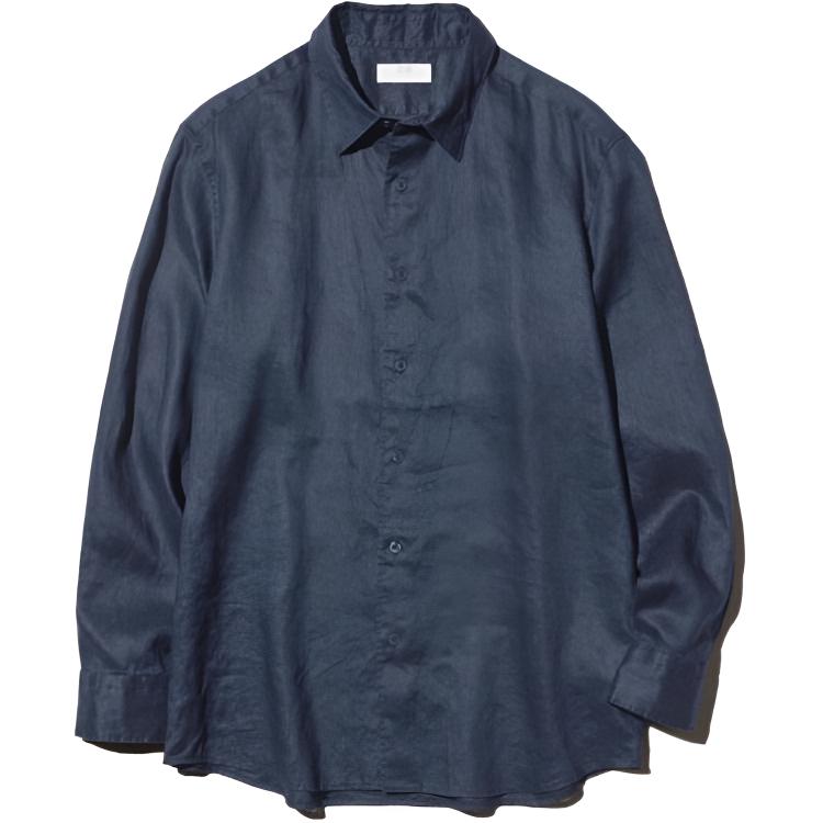 

UNIQLO SS26 Рубашка мужская Navy Blue Moderate