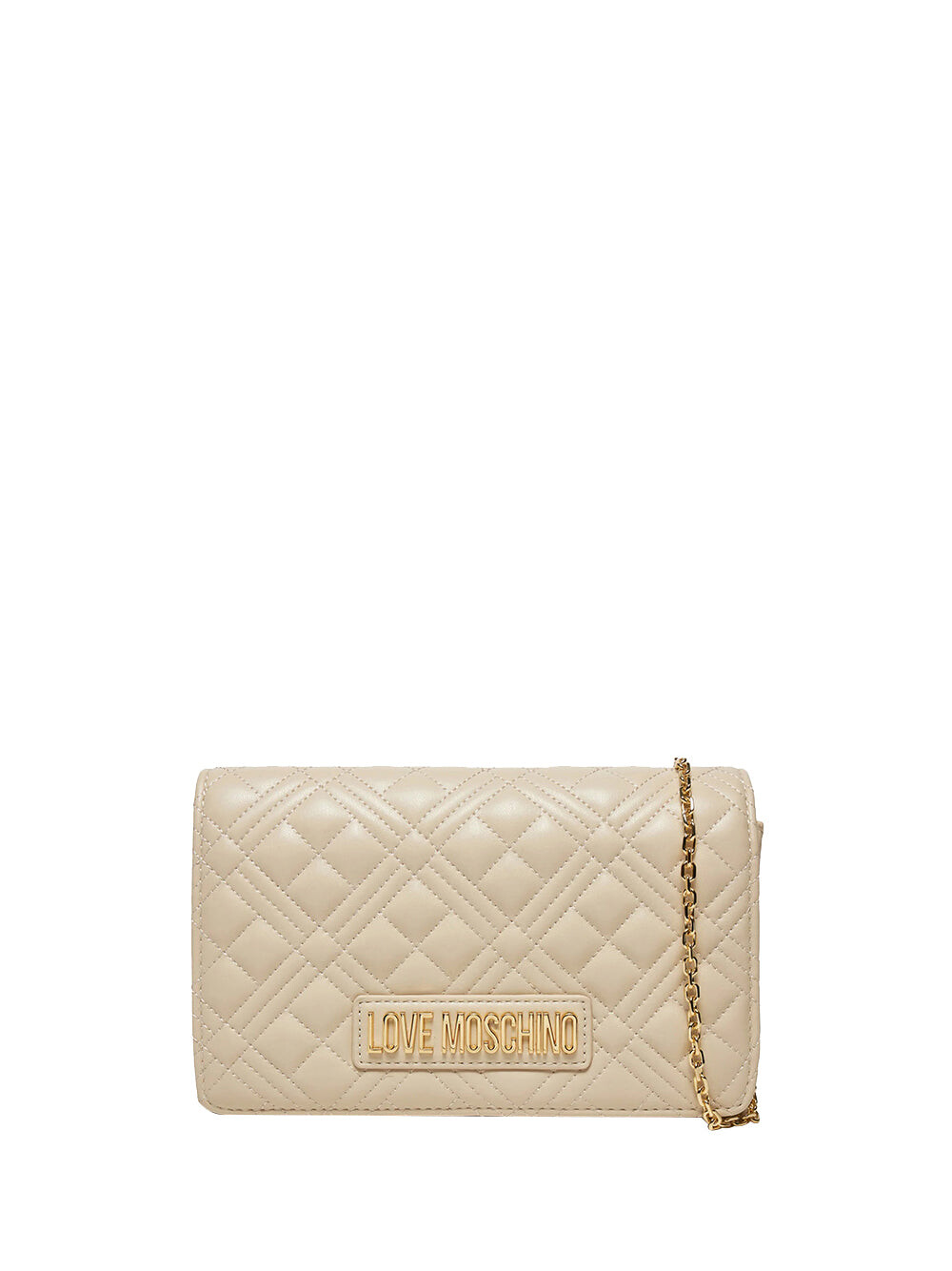 

Женская сумка через плечо цвета слоновой кости Moschino
