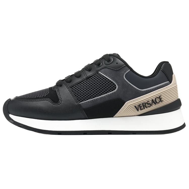 

VERSACE Низкие повседневные туфли FANSIZHE, черные, мужские