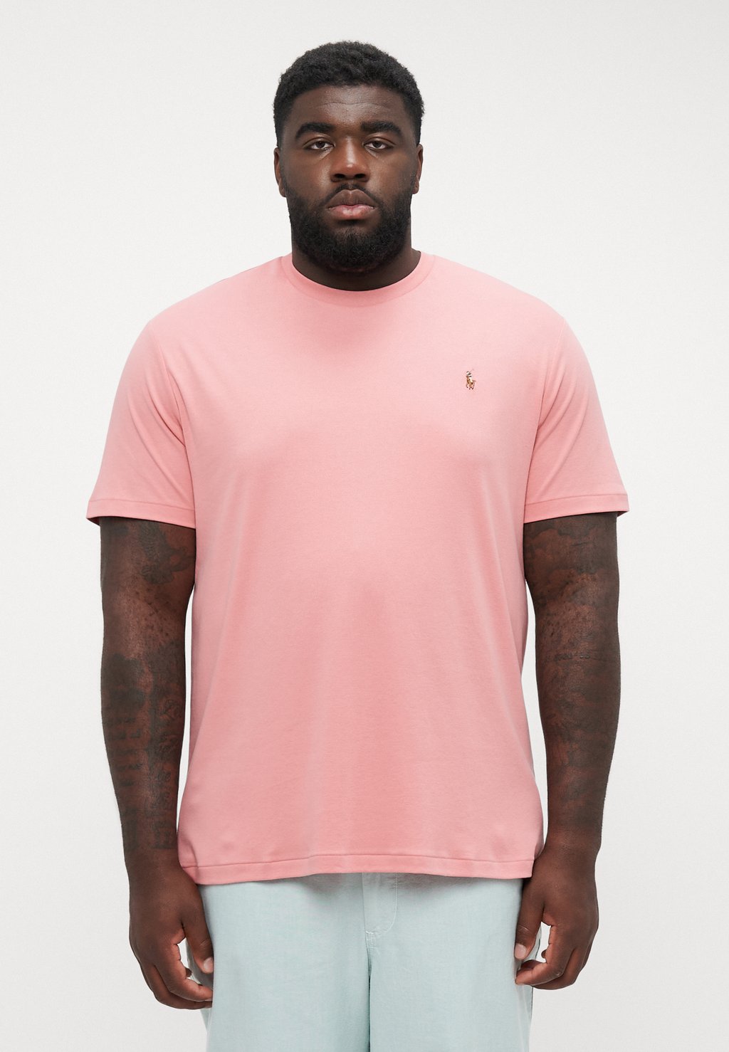 

Базовая футболка Polo Ralph Lauren Big & Tall, фуксия