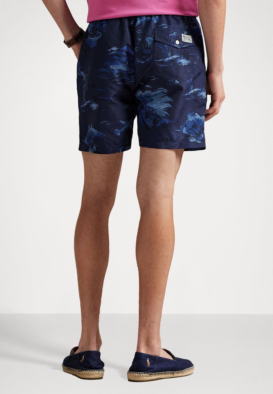 Шорты для плавания Polo Ralph Lauren 5.75-INCH TRAVELER POLO BEAR SWIM TRUNK, Spy Bear/Blue — фото 3