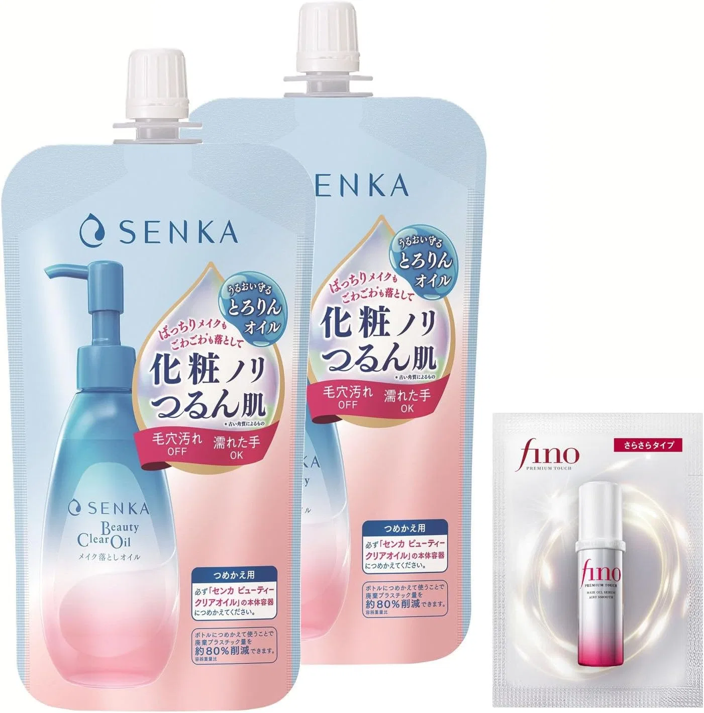 Средство для снятия макияжа Senka — Beauty Clear Oil Refill × , белый цветочный аромат, 160 мл
