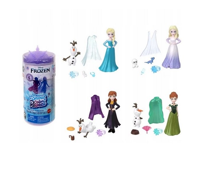 

Disney Frozen Snow Color Reveal Фигурка меняет цвет Frozen Mattel Frozen - Kraina Lodu