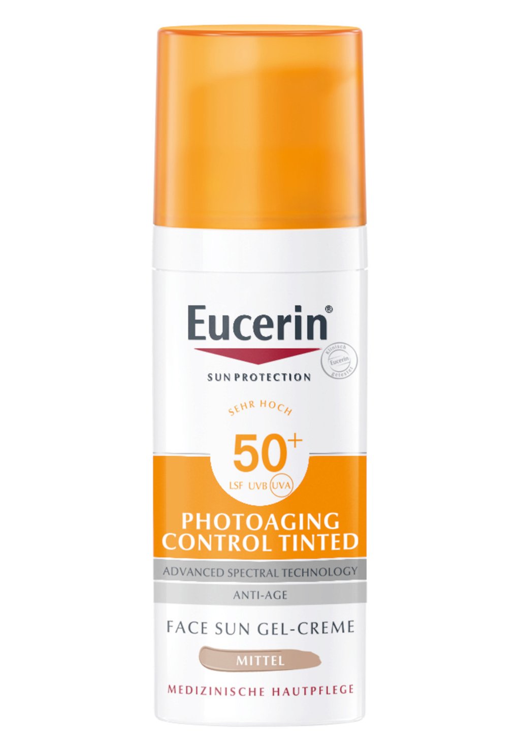 

Защита от солнца SUN PHOTOAGING CONTROL FACE CC CREME GETÖNT MITTEL LSF 50+ Eucerin