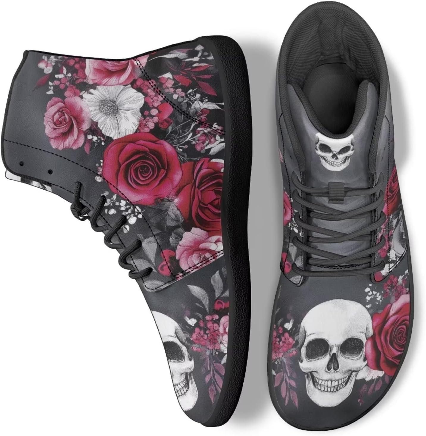 

Кроссовки-босоножки с высоким верхом Skull для работы, бега и ходьбы, противоскользящие, для женщин и мужчин Ecaestolph, розовый