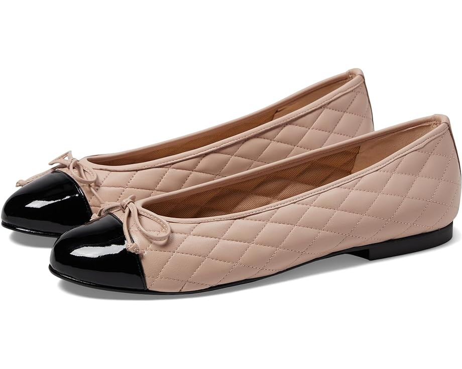 Туфли на плоской подошве French Sole Tamara, цвет Nude/Black