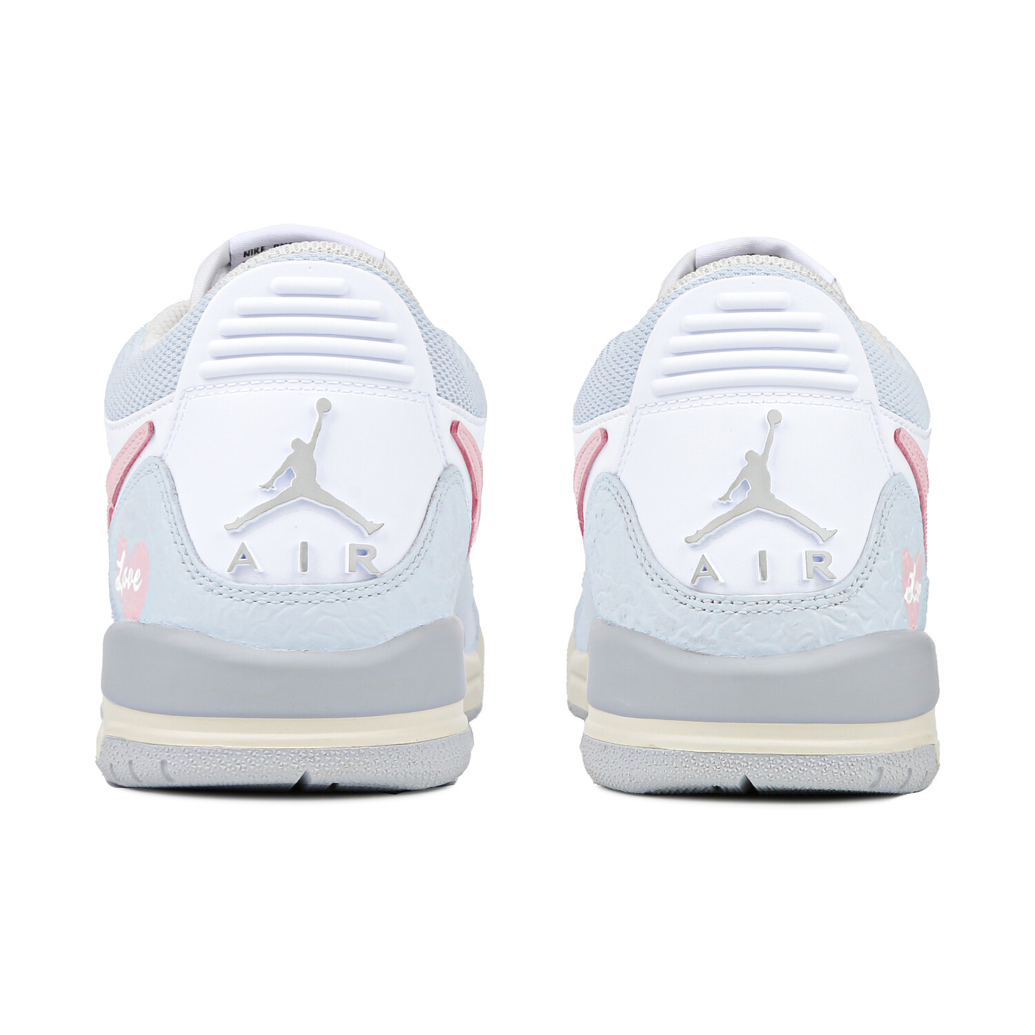 Кроссовки Jordan Legacy 312 Vintage Basketball Shoes Women's Low-top White/blue/gray/pink, белый — фото 3