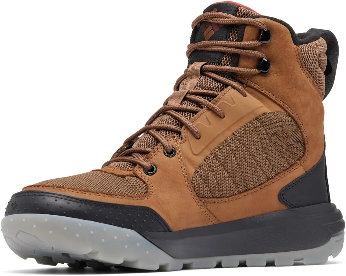 Мужские зимние ботинки Columbia Portlander Boot Omni-Heat Infinity, темно-коричневый — фото 2