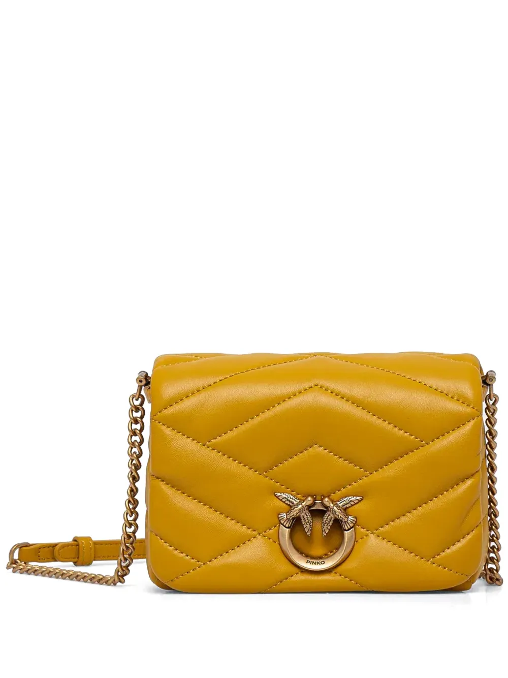 

Сумка через плечо Love Click PINKO, желтый