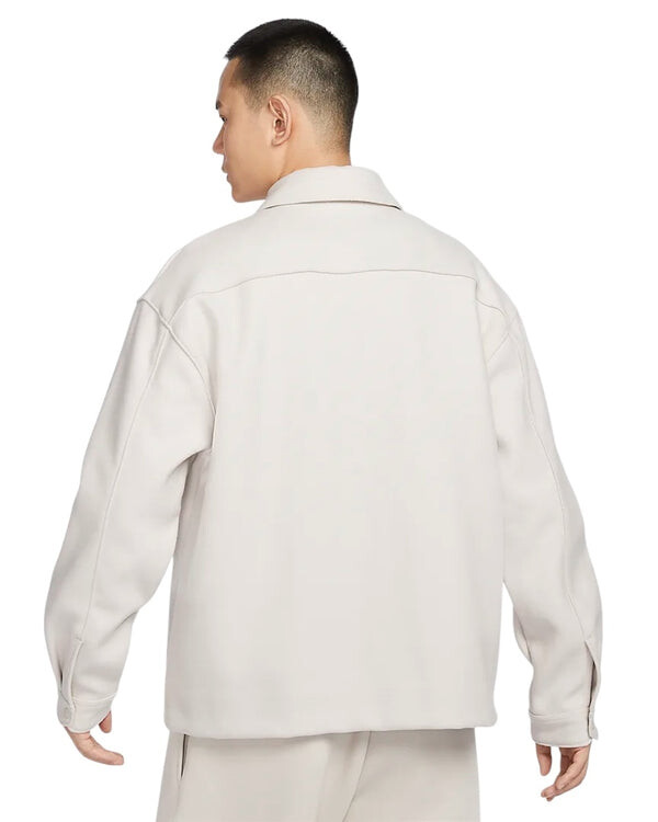 Рубашка sportswear tech wool shirt 'grey' Nike, серый — фото 2