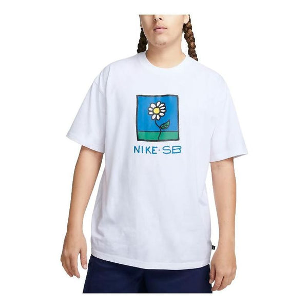 

Футболка Nike SB Daisy T-Shirt 'White', белый