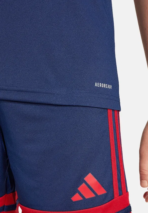Футболка спортивная с коротким рукавом Squadra Adidas Performance, сине-красная — фото 4