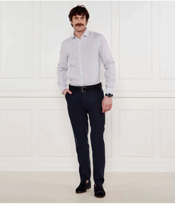 Брюки Tapered fit Calvin Klein, синий — фото 2
