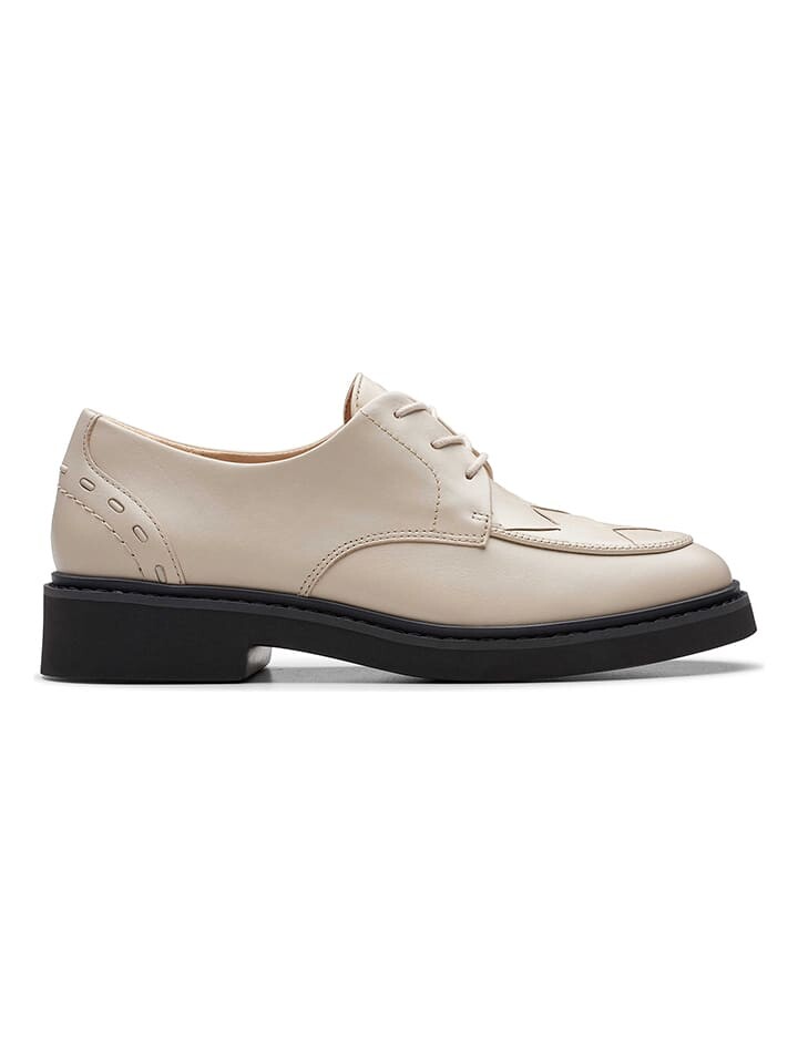 

Элегантные туфли на шнуровке Clarks Leder Splend Weave, бежевый
