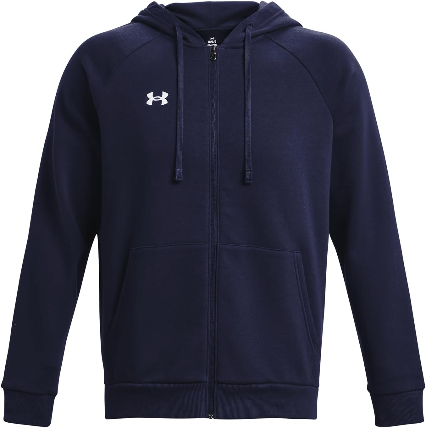 

Толстовка Under Armour Rival Fleece с молнией, (410) Midnight Navy/White