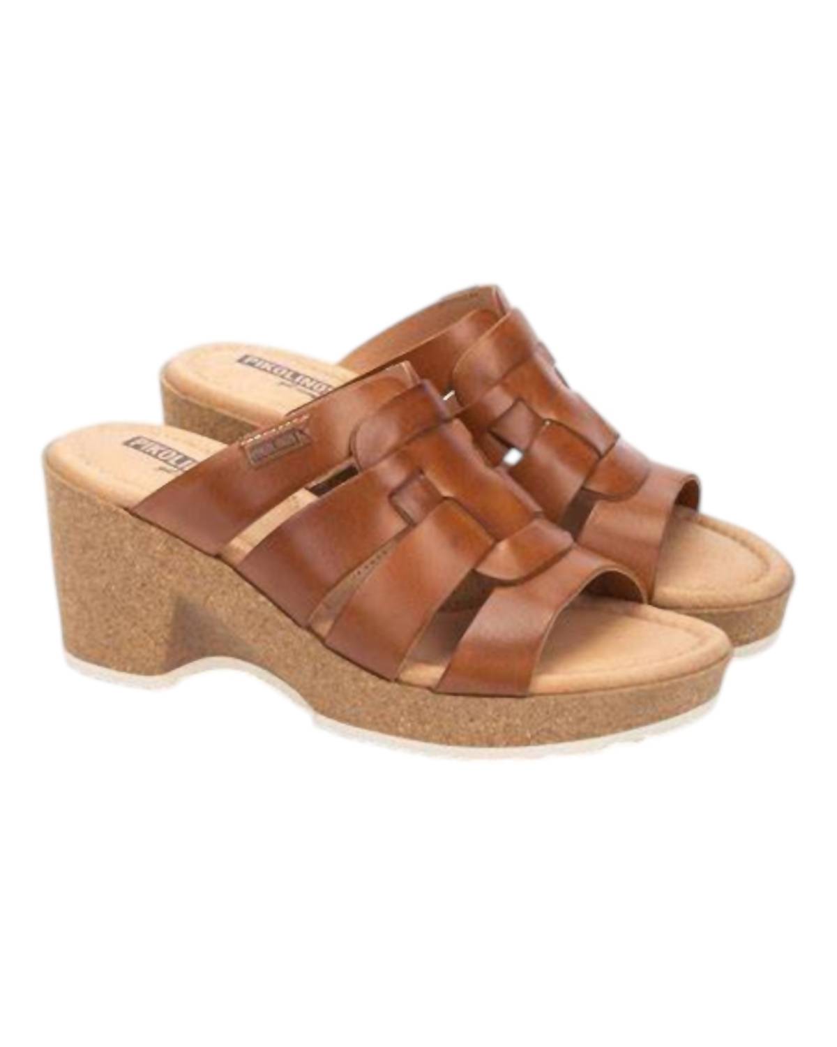 Женские сандалии Arenales в цвете Brandy PIKOLINOS