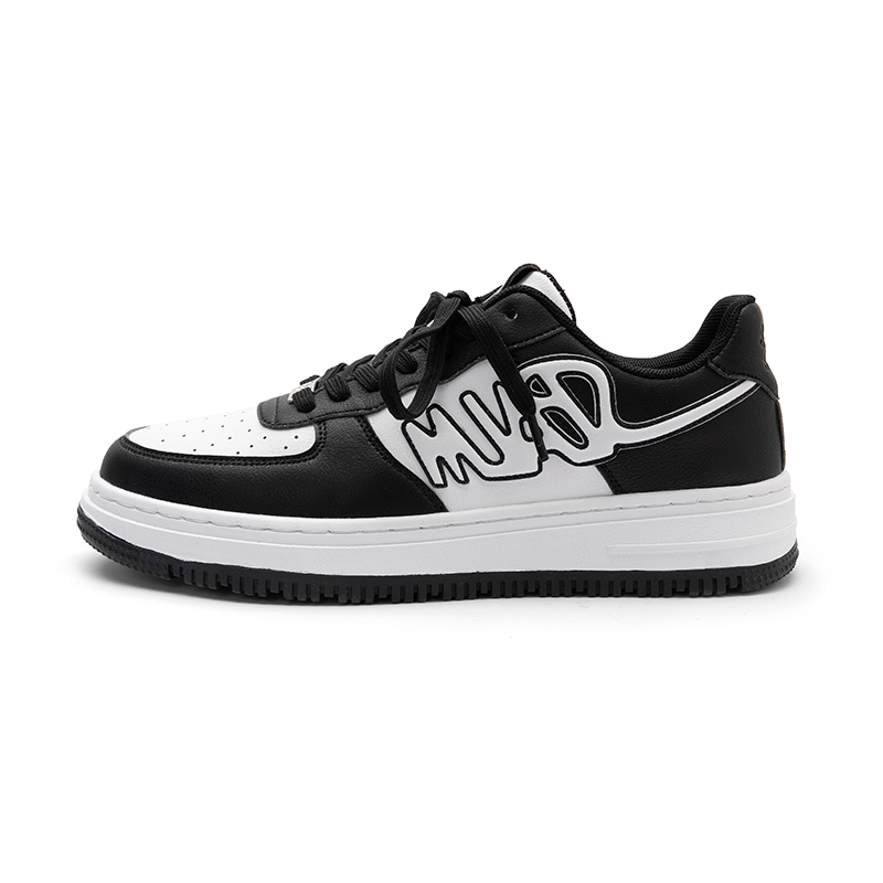 

Кроссовки Seattle Palm Stylish Skateboarding Shoes Unisex Low-top, белый/черный