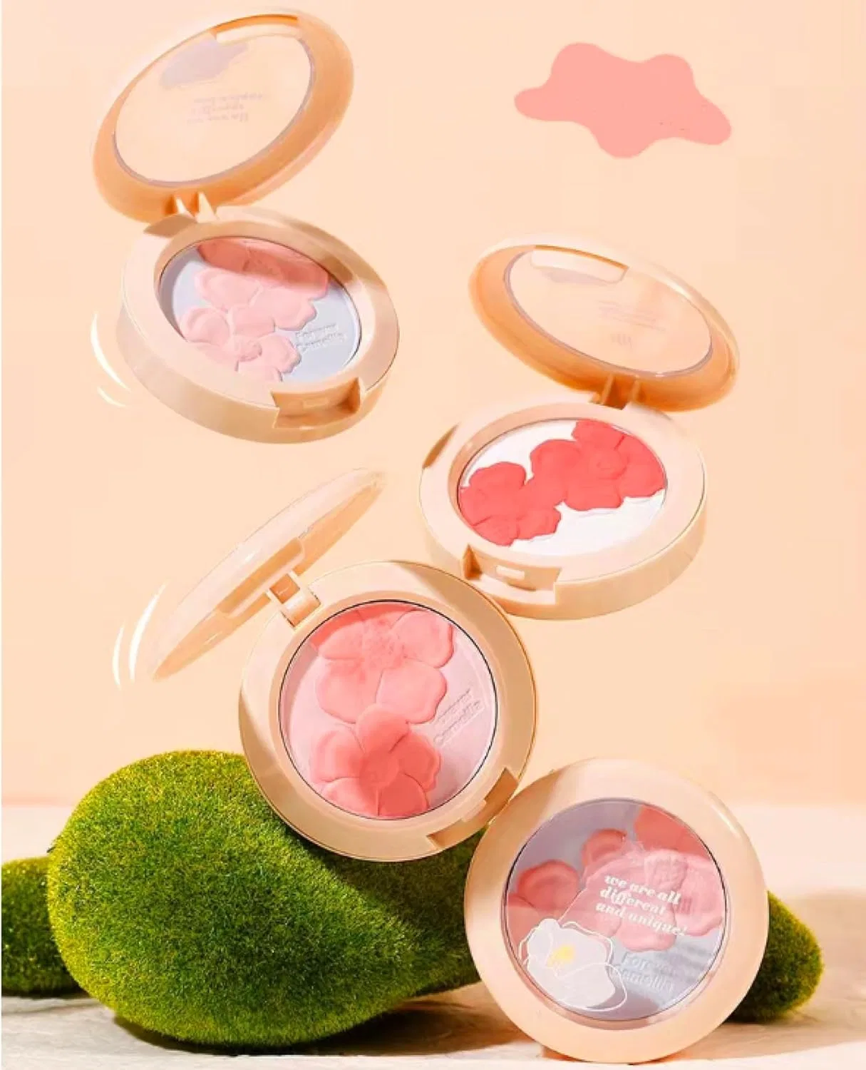 Румяна для лица Flower Language Cheek, 3 набора, DVOBSNS