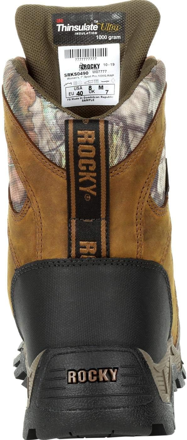 Сапоги ROCKY Sport Pro с резиновым покрытием и змеиным узором, Mossy Oak Break Up Country — фото 4