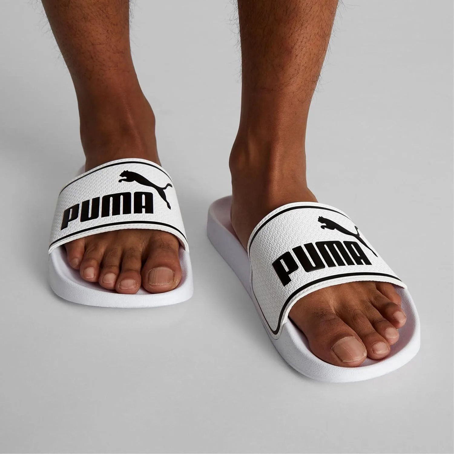 Сандалии PUMA унисекс Leadcat 2.0, белый/черный — фото 2
