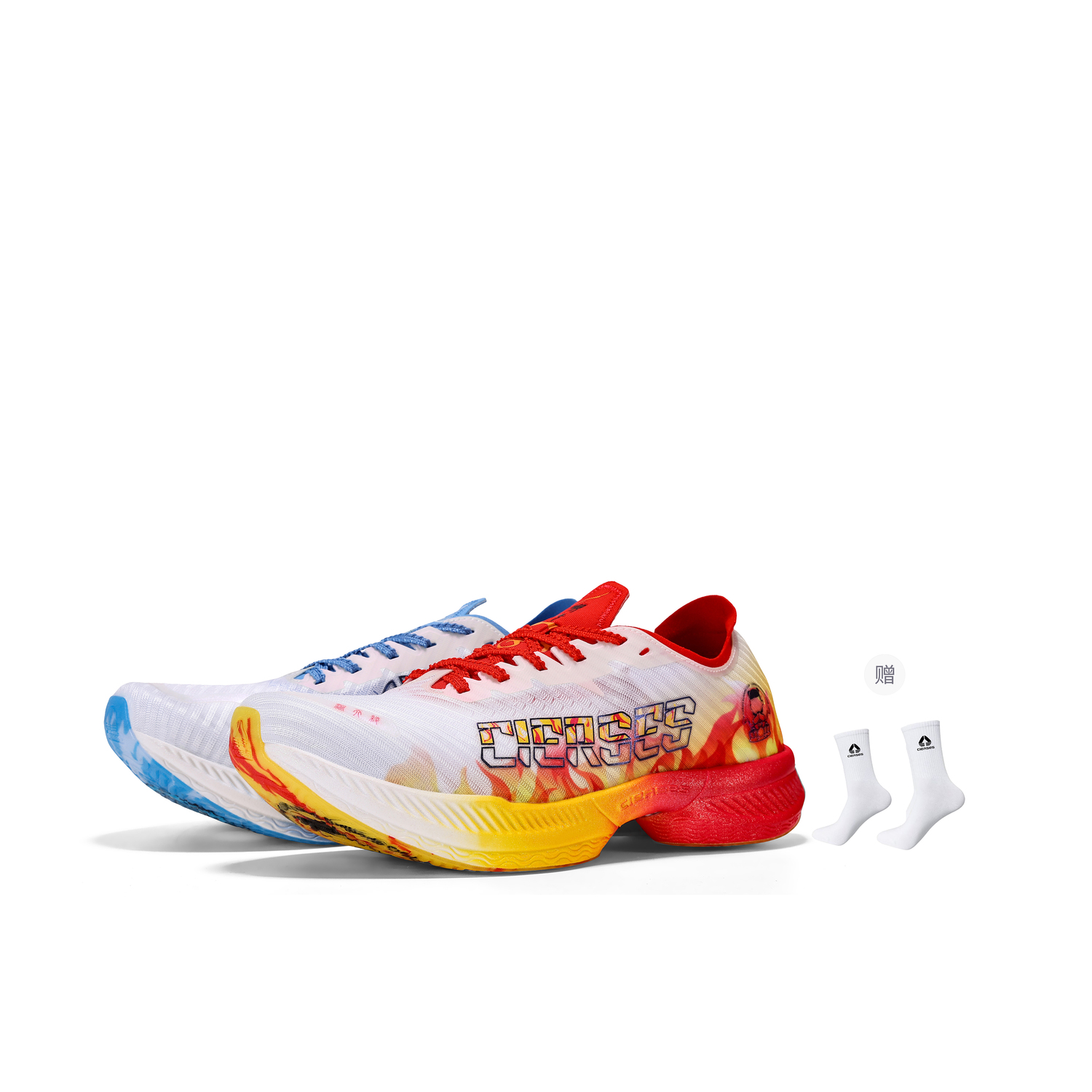 

Беговые кроссовки Unisex Low top Prince San CIERSES, красный/синий